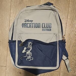 Disney Vacation Club Member Backpack - Beige and Navy